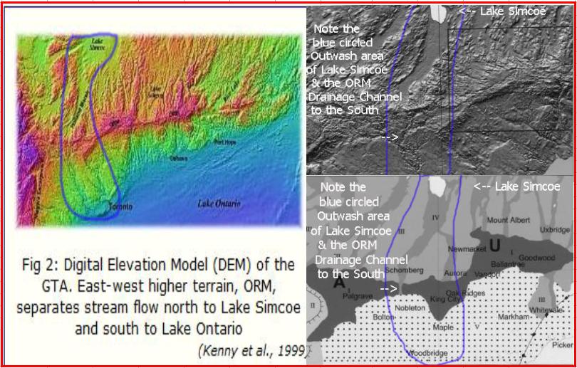 The Oak Ridges Terminal Moraine Map