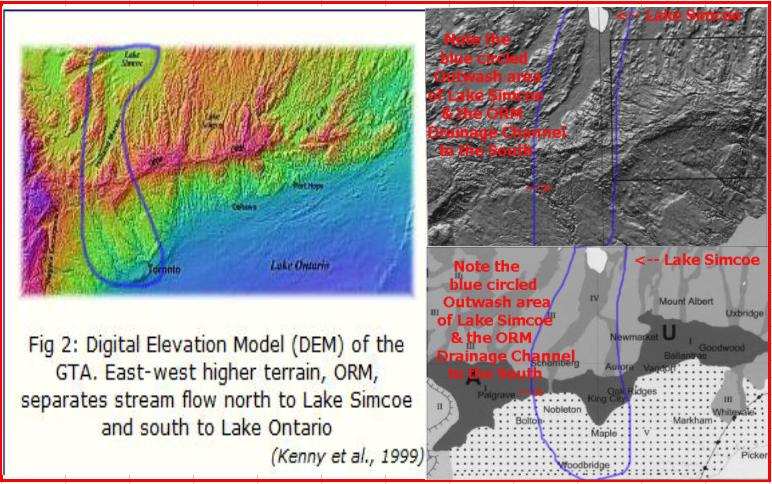 The Oak Ridges Terminal Moraine Map